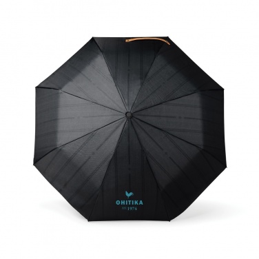 Logo trade promotional gifts image of: VINGA Bosler AWARE™ recycled pet 21" foldable umbrella