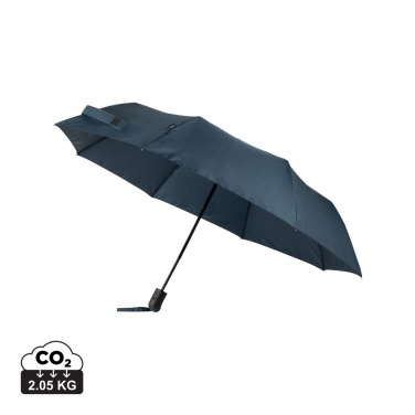 Logo trade promotional gift photo of: VINGA Baltimore AWARE™ RPET 21" umbrella