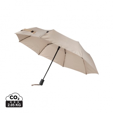 Logo trade corporate gifts picture of: VINGA Baltimore AWARE™ RPET 21" umbrella