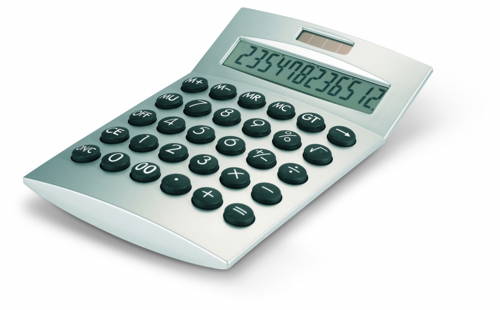 Logo trade corporate gift photo of: Basics 12-digits calculator