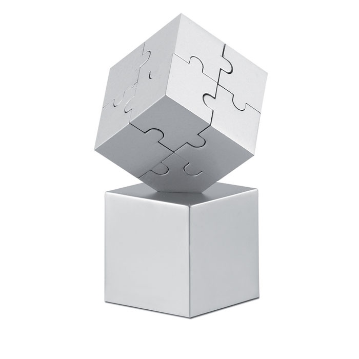 Logo trade promotional product photo of: Metal 3D puzzle