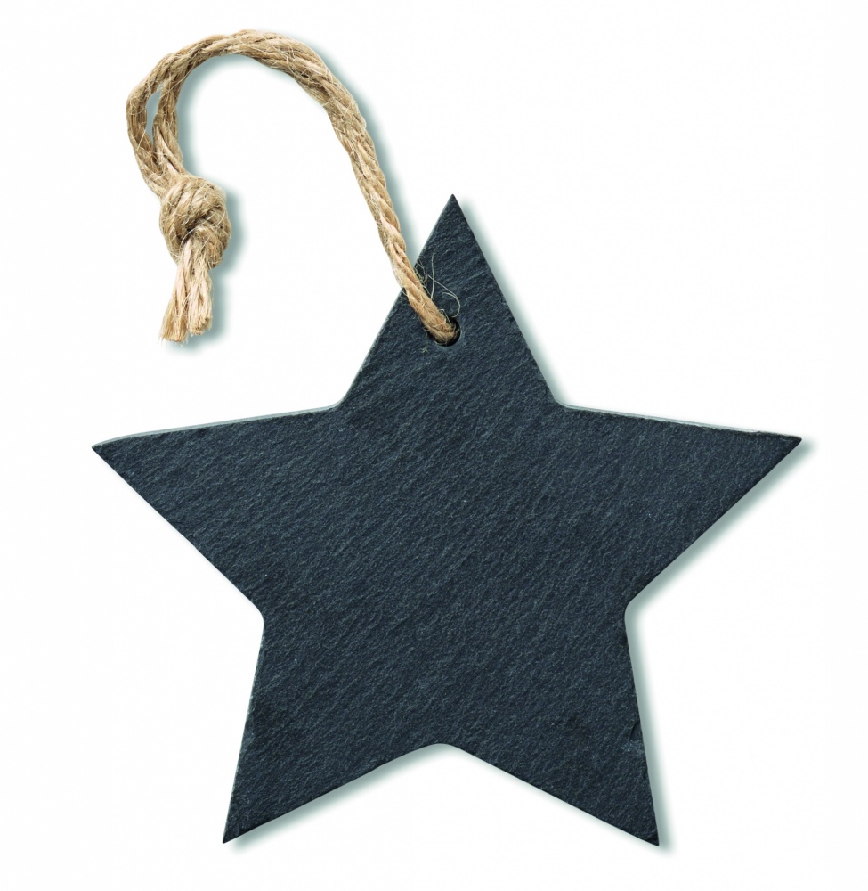 Logotrade advertising product image of: Slate xmas hanger star