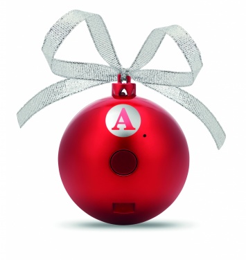 Logo trade promotional gifts picture of: Speaker Christmas ball