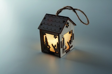 Logotrade promotional items photo of: MDF house with light