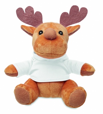 Logotrade promotional gift picture of: Plush reindeer with hoodie