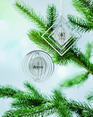 Logo trade promotional gift photo of: Circle decoration with ribbon