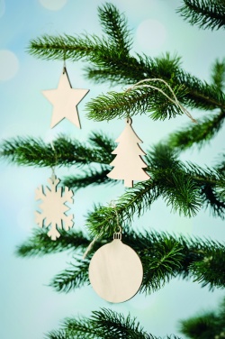 Logotrade promotional giveaway picture of: Wooden Tree bauble hanger