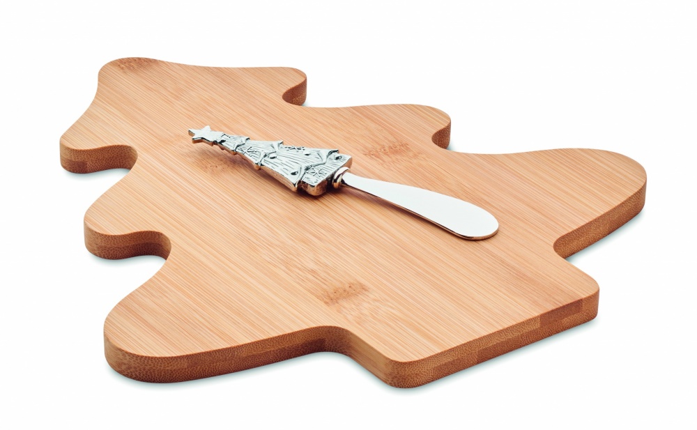 Logotrade promotional merchandise picture of: Cheese board set in bamboo Essen