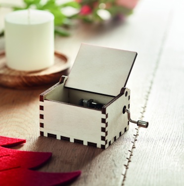 Logotrade promotional merchandise photo of: Wooden Christmas music box