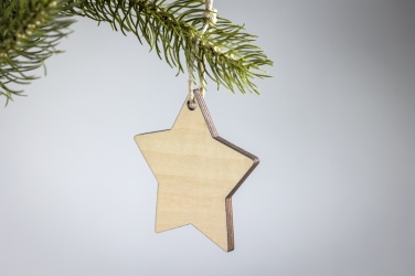 Logotrade promotional item image of: Christmas ornament star