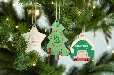 Logo trade promotional gift photo of: Christmas ornament tree