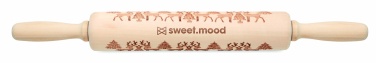 Logo trade promotional items image of: Christmas pastry wooden rolling