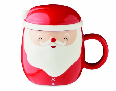 Logo trade advertising products picture of: Ceramic mug with lid 370 ml