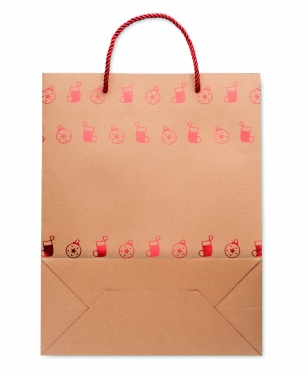 Logotrade promotional giveaway image of: Gift paper bag with pattern