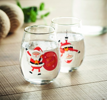 Logotrade corporate gifts photo of: Set of 2 Christmas glasses