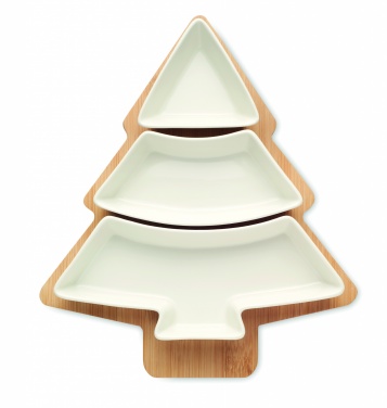 Logo trade promotional product photo of: Christmas tree serving tray