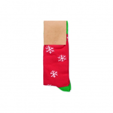 Logotrade promotional giveaway picture of: Pair of Christmas socks M