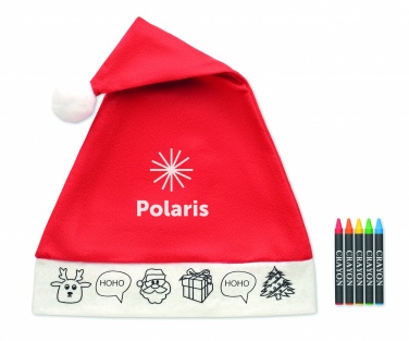 Logo trade promotional giveaways picture of: Kids Santa hat