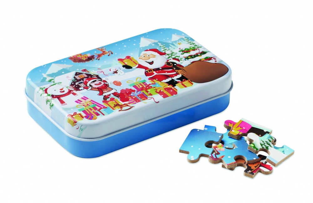 Logotrade promotional merchandise image of: Wooden Christmas puzzle