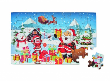 Logotrade promotional item picture of: Wooden Christmas puzzle