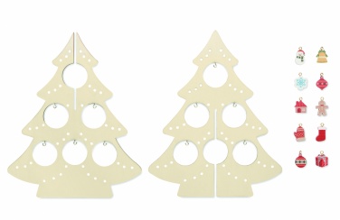 Logotrade business gifts photo of: Wooden Xmas tree decoration