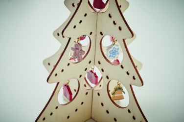 Logo trade advertising product photo of: Wooden Xmas tree decoration