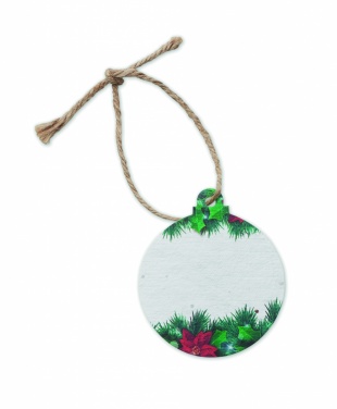 Logo trade advertising products picture of: Seed paper Xmas ornament