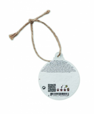 Logo trade promotional items picture of: Seed paper Xmas ornament