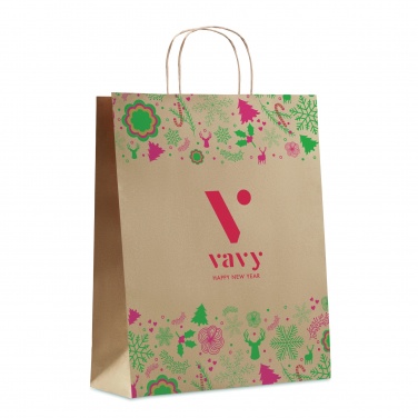 Logo trade business gifts image of: Gift paper bag large