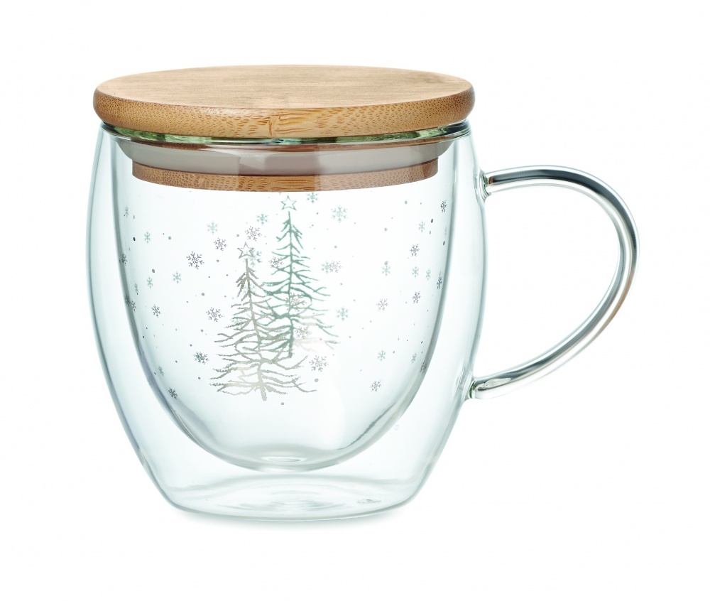 Logotrade promotional giveaway picture of: Double wall borosilicate mug