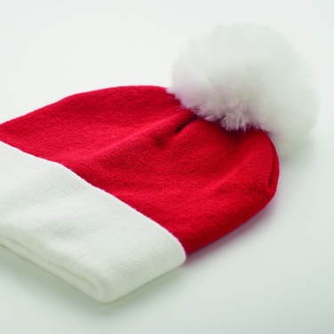 Logo trade promotional giveaways image of: Christmas knitted beanie