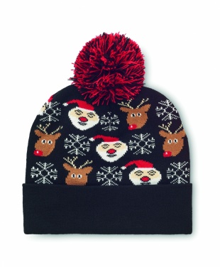 Logo trade promotional merchandise image of: Christmas knitted beanie