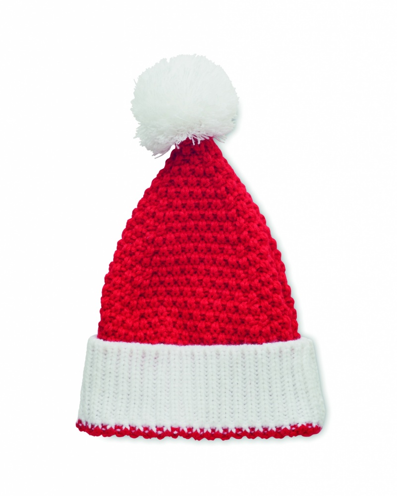 Logo trade corporate gifts image of: Christmas knitted beanie