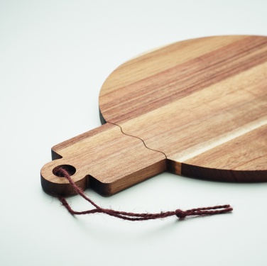 Logo trade promotional giveaways image of: Acacia wood serving board