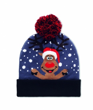 Logo trade promotional items picture of: Christmas knitted beanie LED