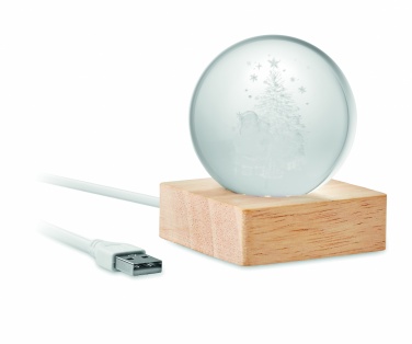 Logotrade promotional merchandise photo of: Christmas LED crystal ball