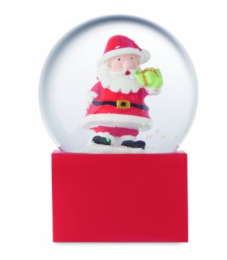 Logo trade promotional gifts image of: Small snow ball glass ornament