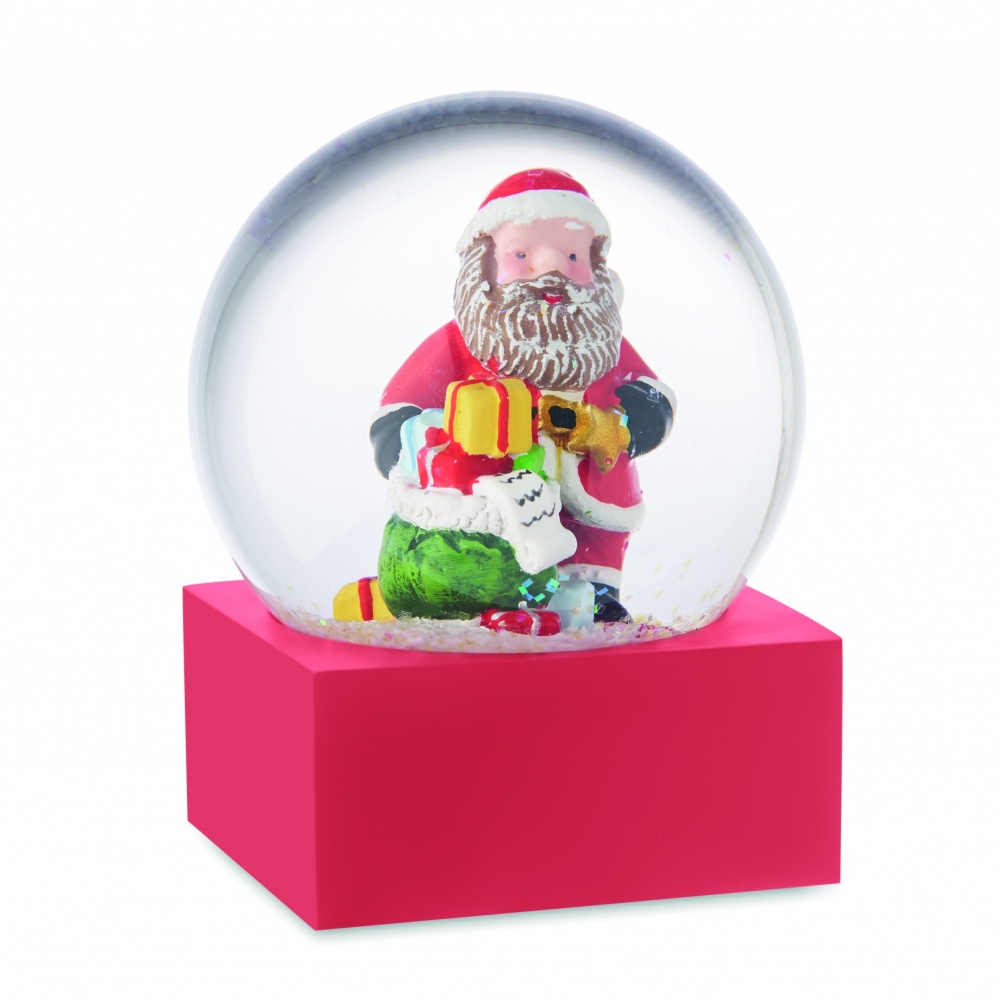 Logo trade promotional gifts picture of: Snow ball glass ornament