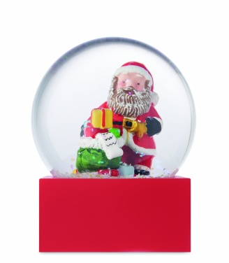 Logo trade promotional merchandise picture of: Snow ball glass ornament