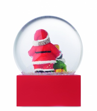 Logotrade promotional merchandise picture of: Snow ball glass ornament