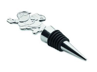 Logo trade promotional merchandise photo of: Bottle stopper Christmas motif