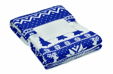 Logotrade promotional gift image of: RPET fleece blanket 190 gr/m²