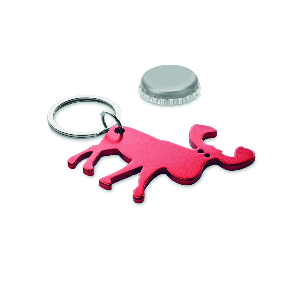 Logotrade promotional giveaway picture of: Recycled aluminium key ring Pori