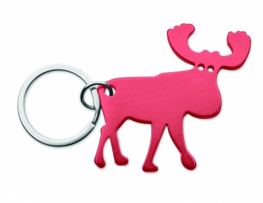 Logo trade promotional merchandise picture of: Recycled aluminium key ring