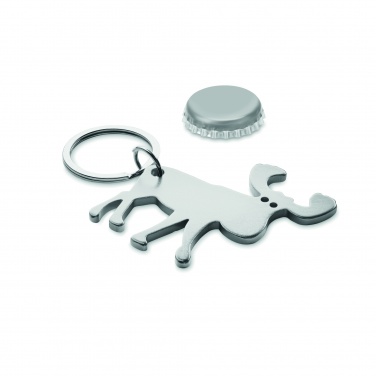 Logotrade promotional giveaway image of: Recycled aluminium key ring Pori