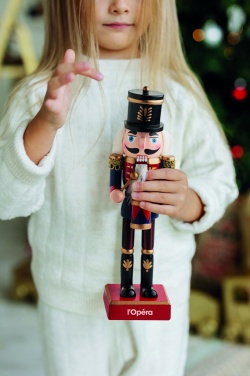 Logo trade promotional merchandise picture of: Nutcracker character in wood