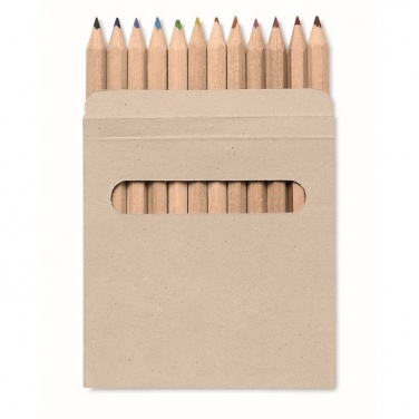 Logotrade promotional items photo of: 12 coloured pencils set