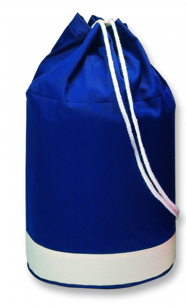 Logo trade promotional giveaways image of: Cotton duffle bag bicolour