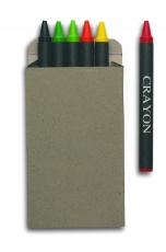 Carton of 6 wax crayons