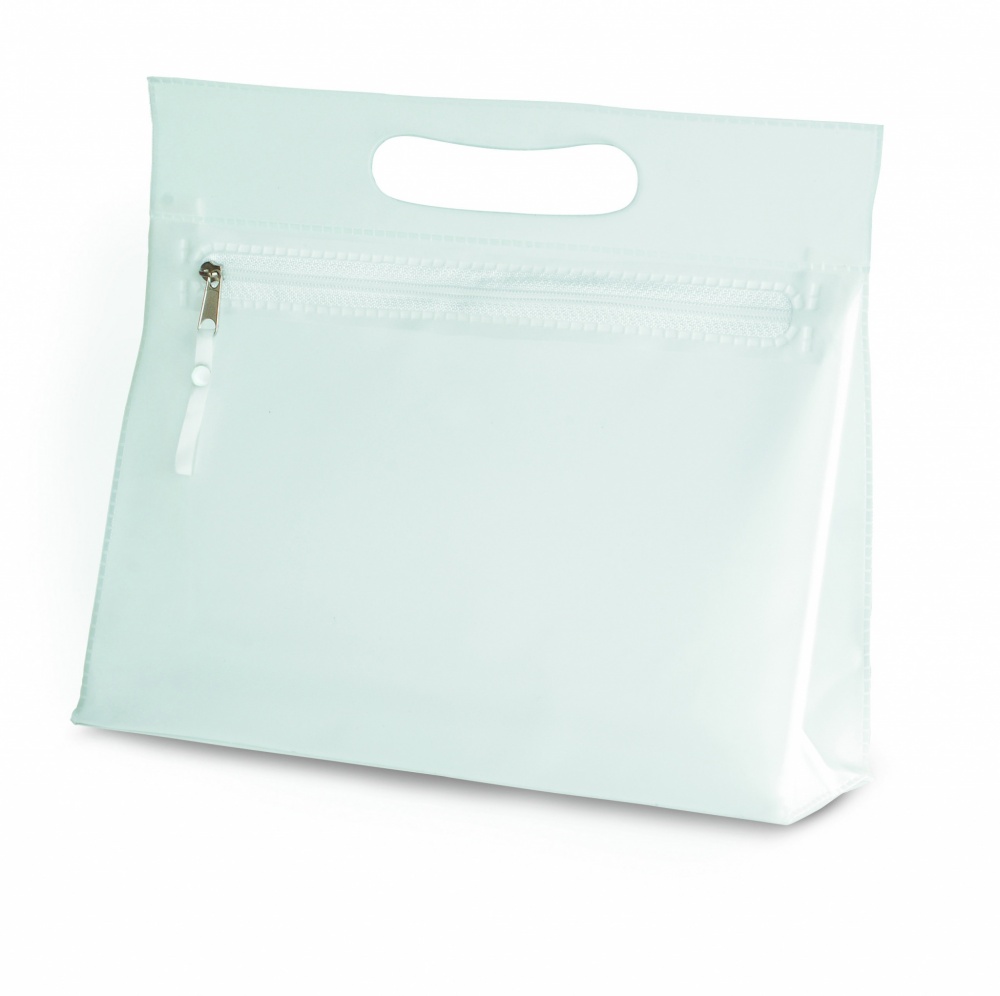 Logo trade promotional items image of: Transparent cosmetic pouch